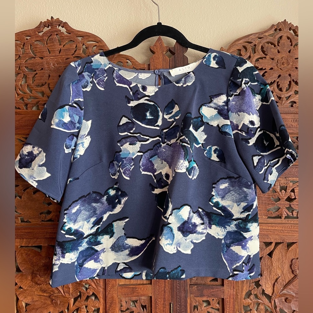ASTR Floral Print Top
